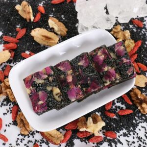 Donkey Hide Gelatin Cake Dong’e Instant Ejiao Cake – Rose Petal Lady Type Guyuan Cake (300g)