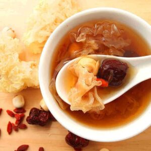 Snow Fungus Sweet Soup With Lotus Seeds